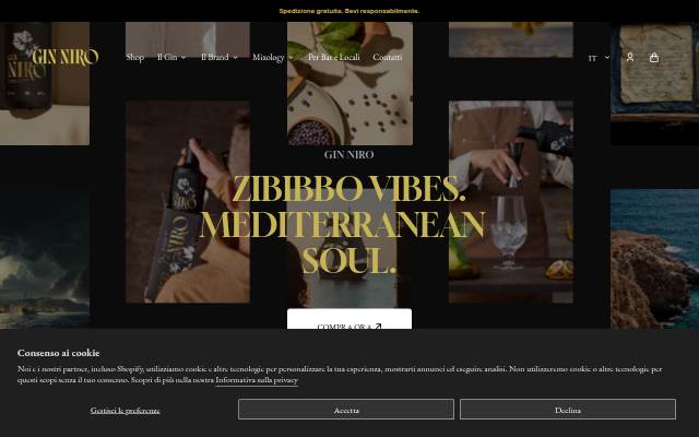 GIN NIRO storefront