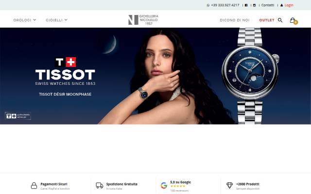 Startseite von Gioielli di Lusso, Orologi Prestigiosi e Accessori Eleganti Online