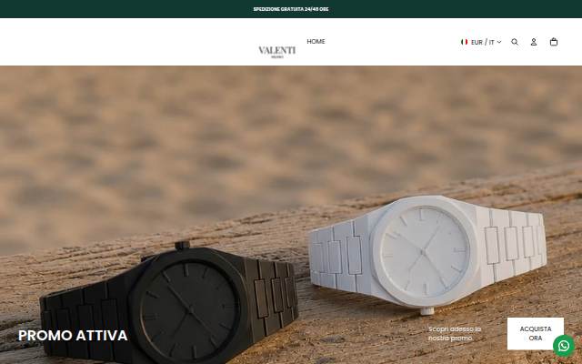 VALENTI WATCH storefront