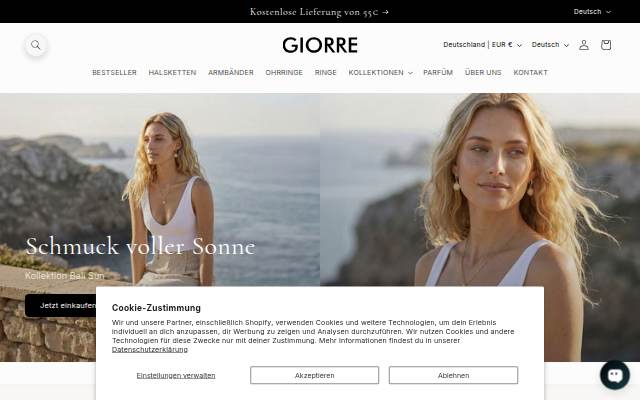 GIORRE storefront