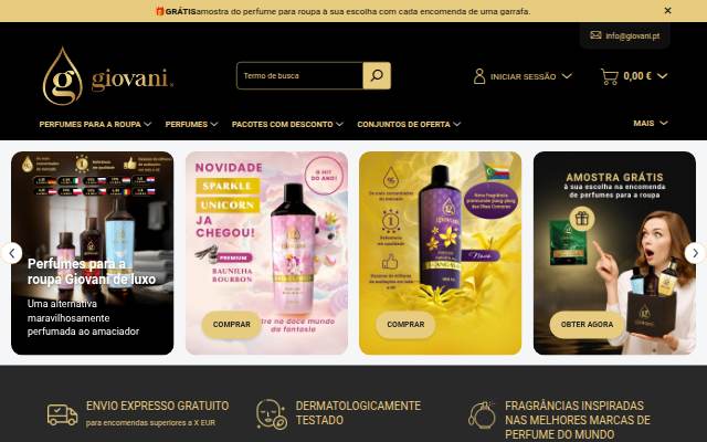 Giovani.pt storefront