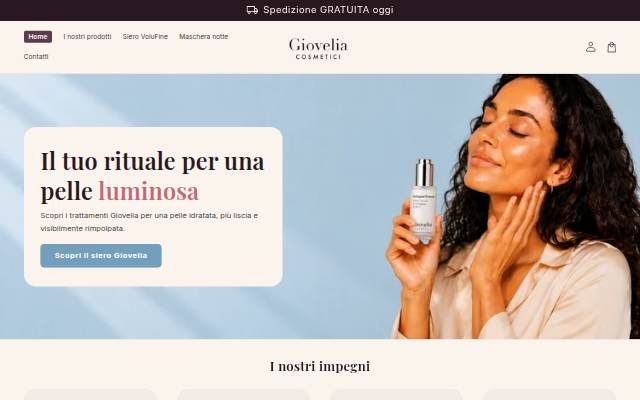 Giovelia storefront