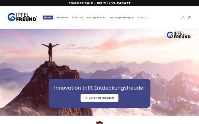 Gipfelfreund storefront