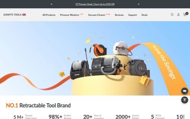 Montra da Giraffe Tools UK