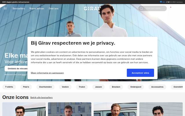 Girav.nl storefront