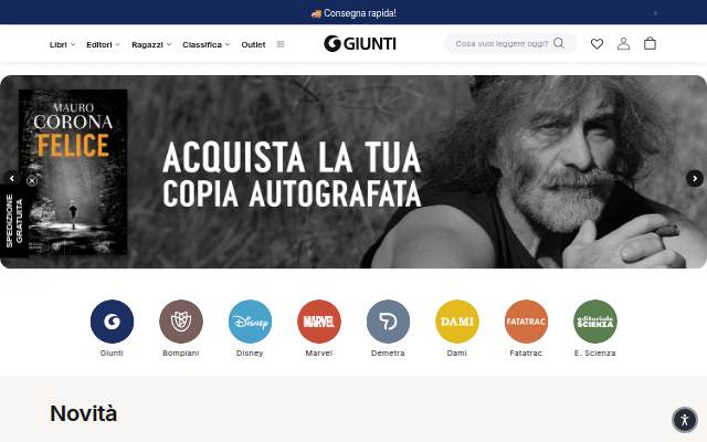Giunti Editore storefront