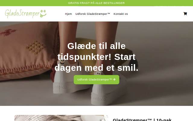 GladeStrømper storefront