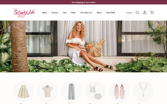Gladyme storefront