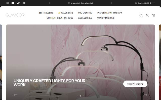 GLAMCOR storefront