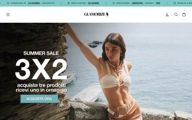 GLAMORIZE storefront