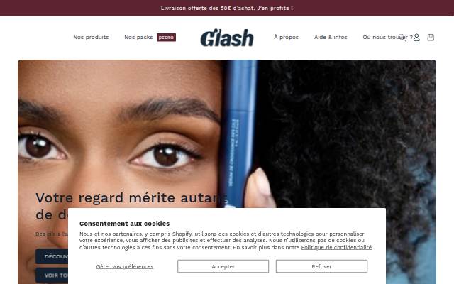 GLASH storefront