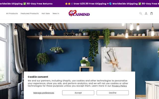 Startseite von glasmind