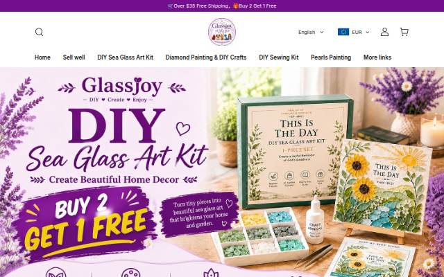 Startseite von Glassjoy