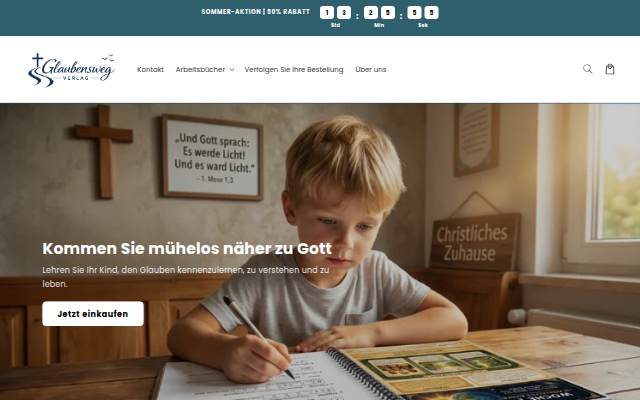 Glaubensweg Verlag storefront