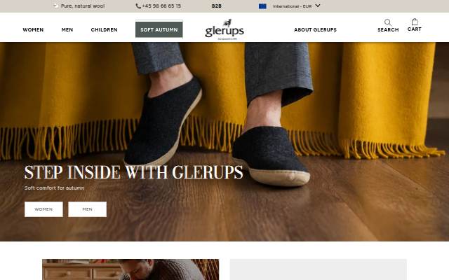 glerups.eu storefront