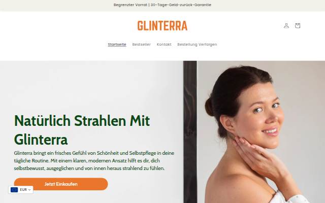 Glinterra storefront