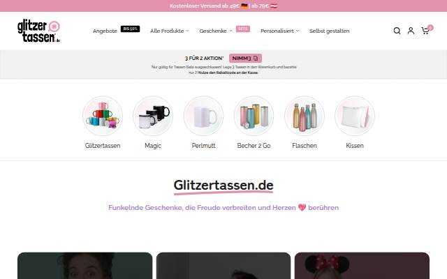 Montra da Glitzertassen.de®