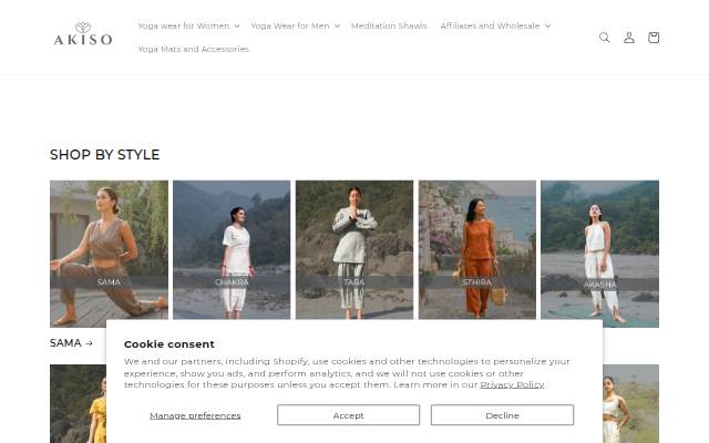 AKISO GLOBAL STORE storefront