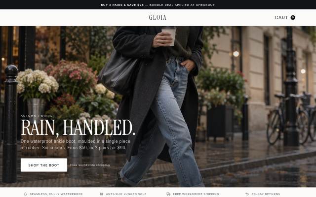 Gloia storefront