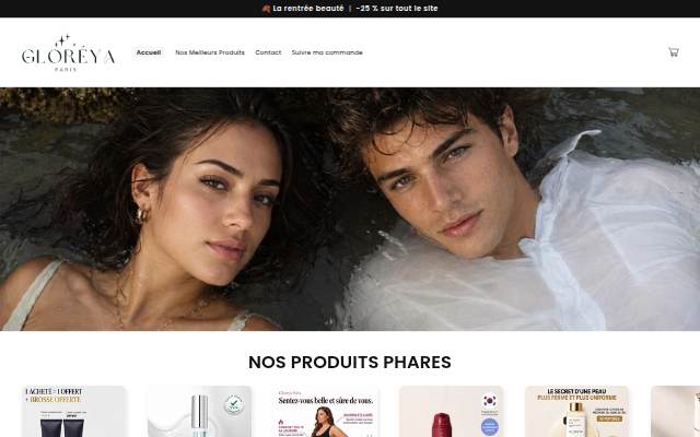 Startseite von Gloréya Paris