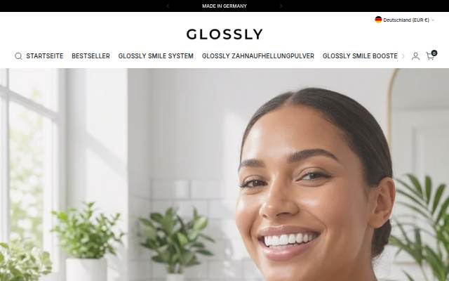 GLOSSLY.de storefront