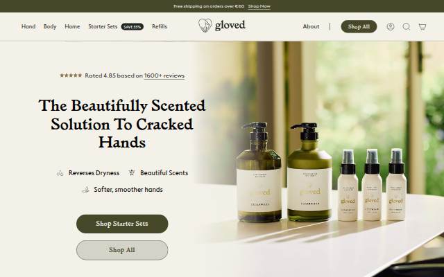 gloved storefront