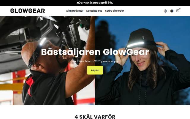 GlowGear storefront