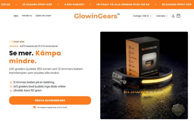 GlowinGears storefront