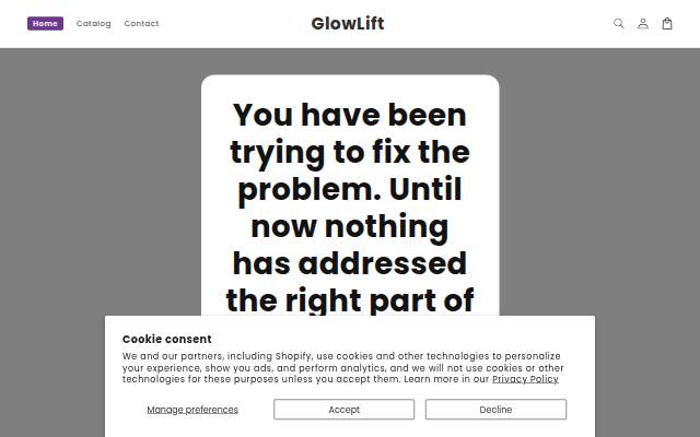 Montra da GlowLift