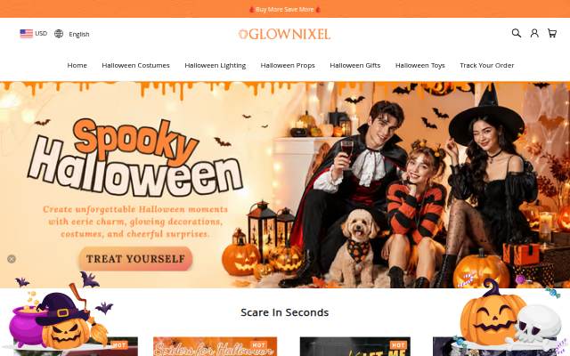 GLOWNIXEL storefront