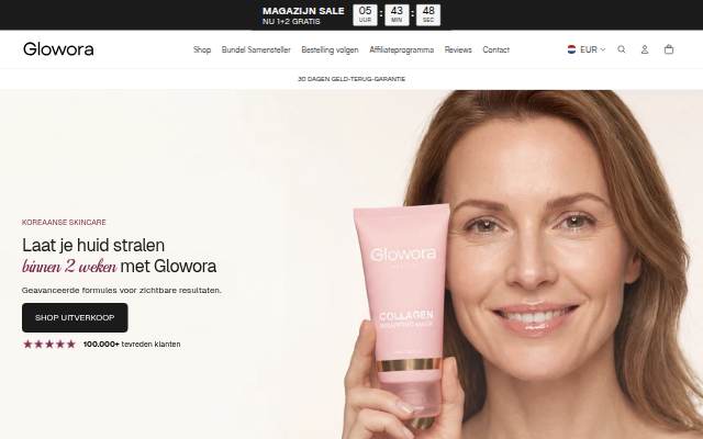 Glowora storefront