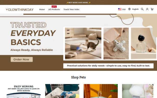 GLOWTHINKDAY storefront