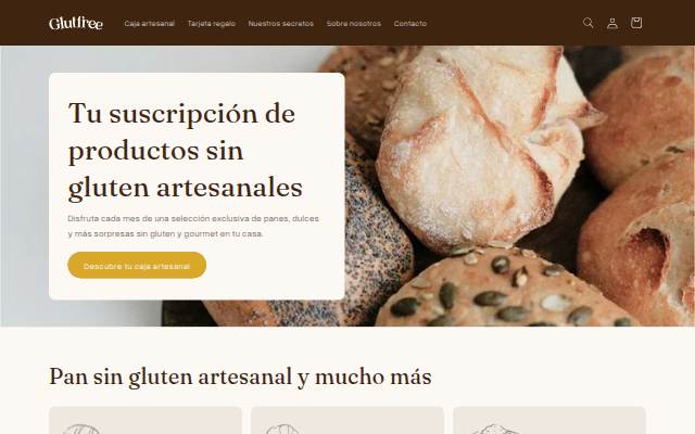 Glutfree storefront