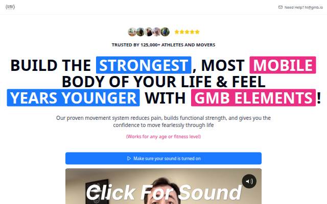 GMB Fitness storefront