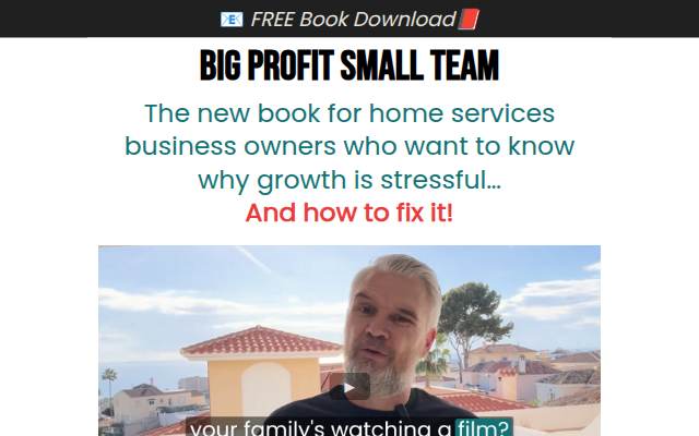 Big Profit Small Team Book storefront