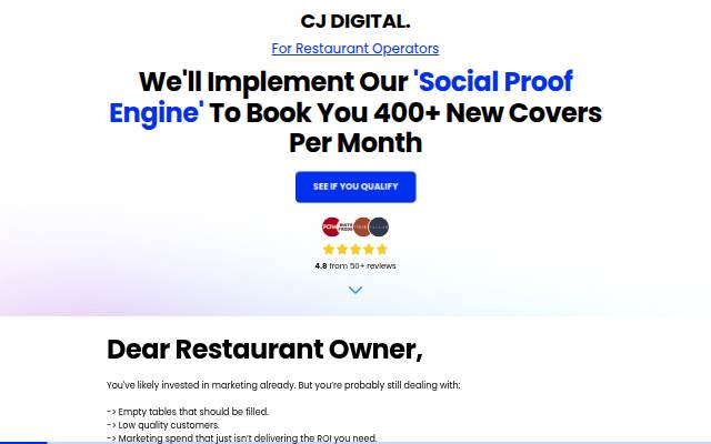 CJ Digital storefront