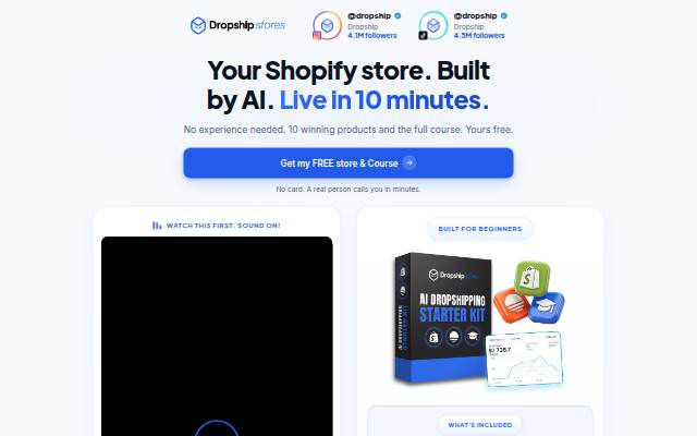 Dropship storefront