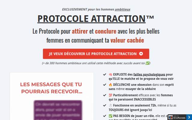 Montra da Le Protocole Attraction