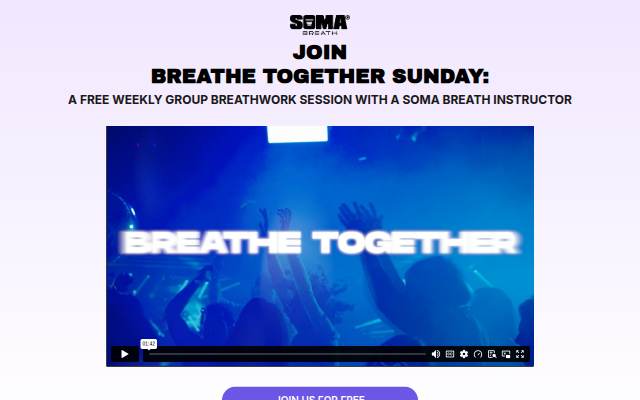 Free Breathwork Session storefront