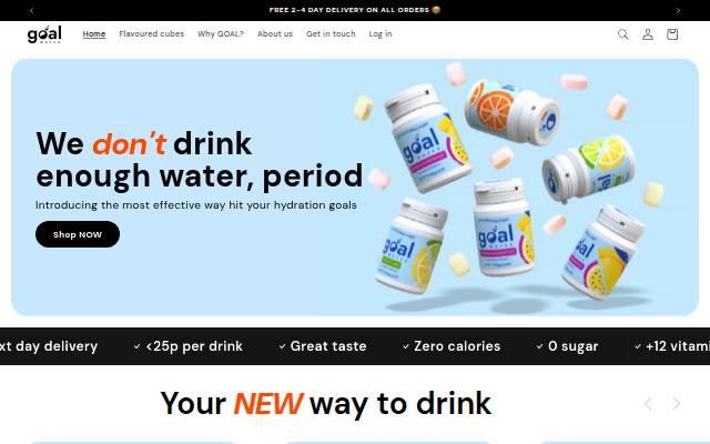 Montra da GOAL Water