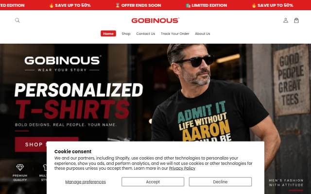 Gobinous storefront