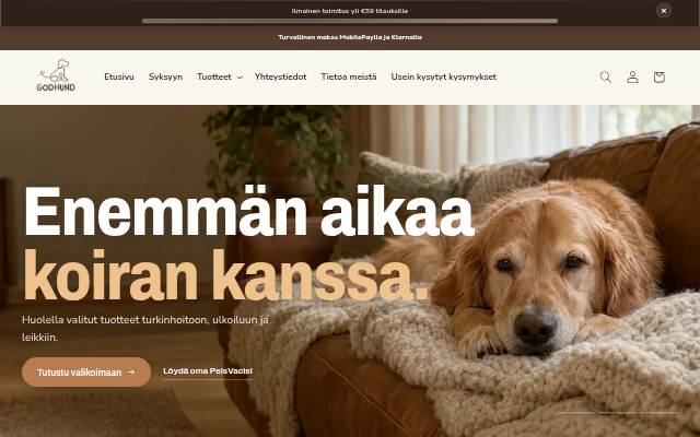 Startseite von GodHund