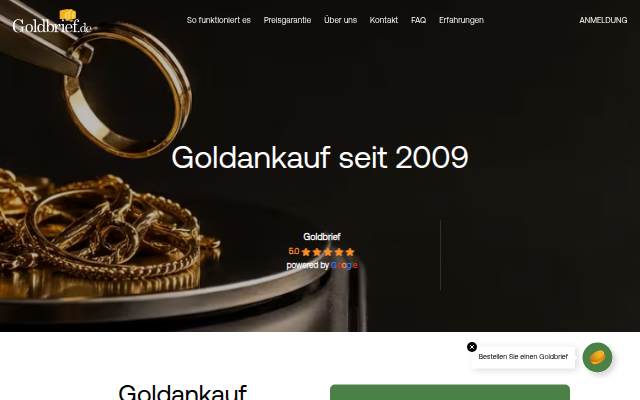 Goldbrief storefront