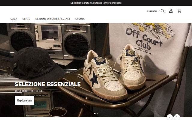 Montra da Golden Goose