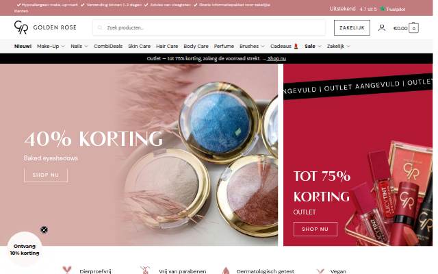Startseite von Golden Rose