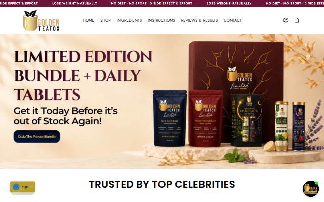 Goldenteatox storefront