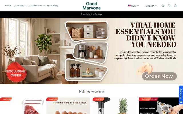 goodmarvona storefront