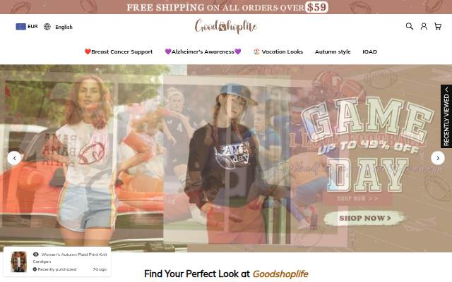 Goodshoplife storefront