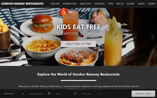 Gordon Ramsay Restaurants storefront
