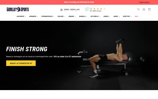 Gorilla Sports storefront